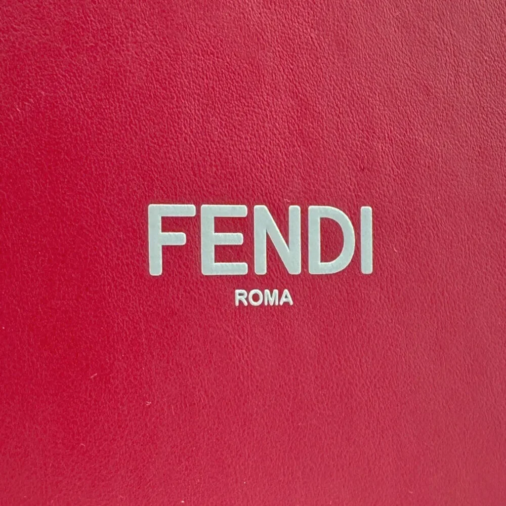 Auth Fendi Box Shoulder Bag Dark #160468F62B - Picture 10 of 12